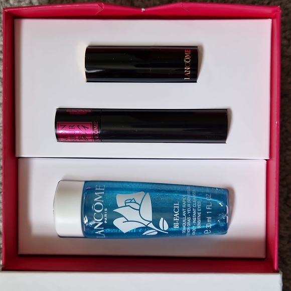 Lancome New, unused gift set. Bi-facil 30ml, Monsieur Big Mascara, Lipstick - Picture 2 of 5